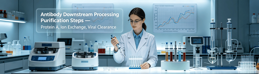 Antibody Downstream Processing Purification Steps — Protein A, Ion Exchange, Viral Clearance