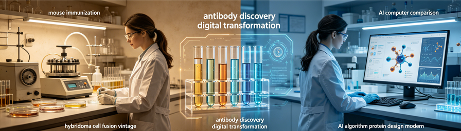 AI Antibody Design vs Traditional Hybridoma Technology Comparison